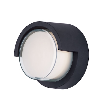 Maxim Lighting Eyebrow 1-Light 6.75" Wide Black Outdoor Wall Sconce 86162BK